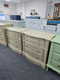 Pair of beige nightstands