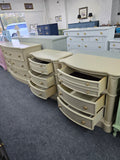 Pair of beige nightstands