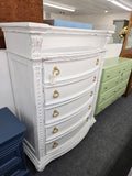 Gorgeous white Distressed chest