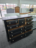 Vaughan Bassett black dresser