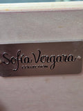 Sofia Vergara pink lacquer dresser