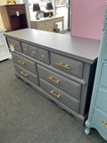 BROYHILL purple/gray dresser