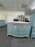 Dixie baby blue dresser