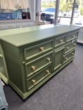 Matte green dresser