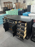 12 drawers black dresser