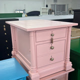 Pink file cabinet