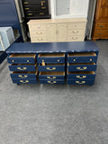 Solid wood navy dresser