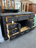 Matte Black  dresser