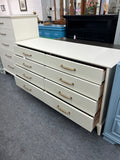 Mid century modern cream dresser