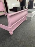 Queen size pink bed