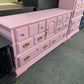 BROYHILL pink dresser