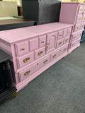 BROYHILL pink dresser