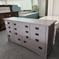 8 drawers purple/gray ish dresser