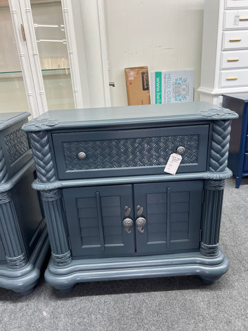 Tropical style gray small dresser