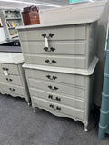 Gray provincial DIXIE chest