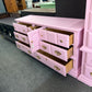 BROYHILL pink dresser