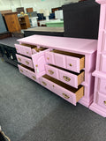 BROYHILL pink dresser