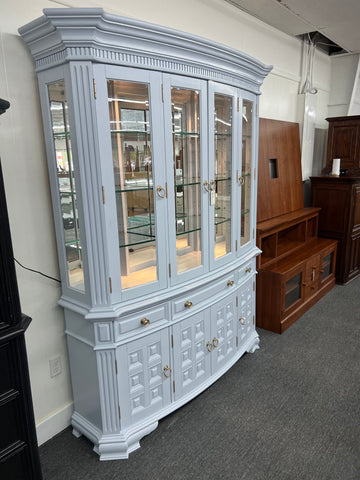 Gorgeous blue China cabinet