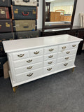 Thomasville solid wood white dresser