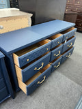 Bassett navy vintage dresser