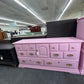 BROYHILL pink dresser