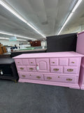 BROYHILL pink dresser