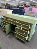 Matte green dresser