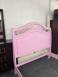 Queen size pink bed