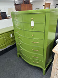 Gorgeous green 7 drawers chest