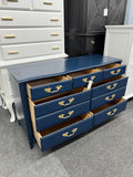 Navy blue French dresser