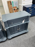 Tropical style gray small dresser