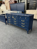 Solid wood navy dresser