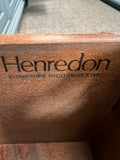 Henredon blue cabinet