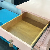 Pink file cabinet