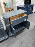 Tropical style gray small dresser