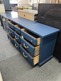 Bassett navy vintage dresser