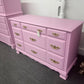 SUMTER solid wood pink chest
