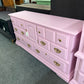 BROYHILL pink dresser