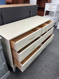 Mid century modern cream dresser