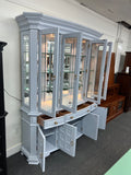 Gorgeous blue China cabinet