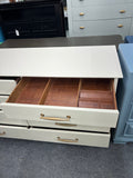 Mid century modern cream dresser