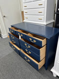 Navy blue French dresser