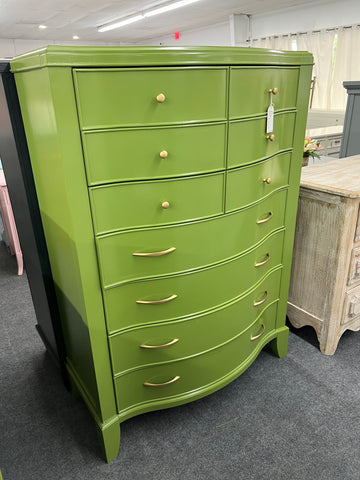 Gorgeous green 7 drawers chest