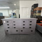 8 drawers purple/gray ish dresser