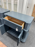 Tropical style gray small dresser