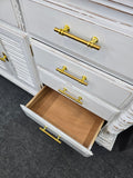 White Distressed dresser