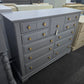 Bassett gray big dresser