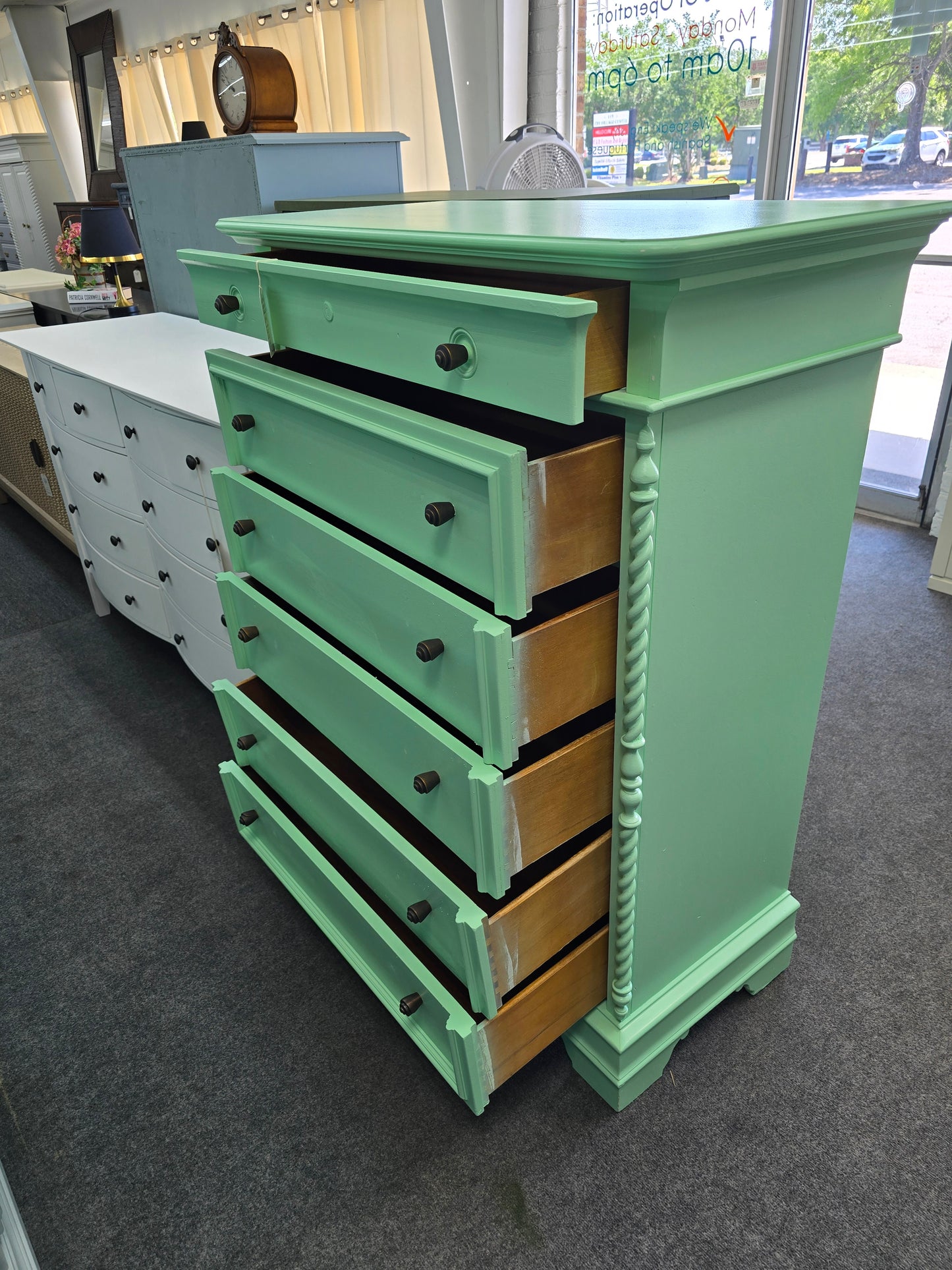 Lexington green chest
