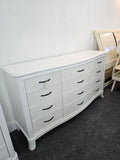 12 drawers white dresser