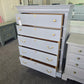 Broyhill tall gray chest